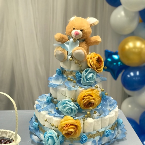 Boy’s diaper cake